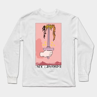 Ace of Swords Long Sleeve T-Shirt